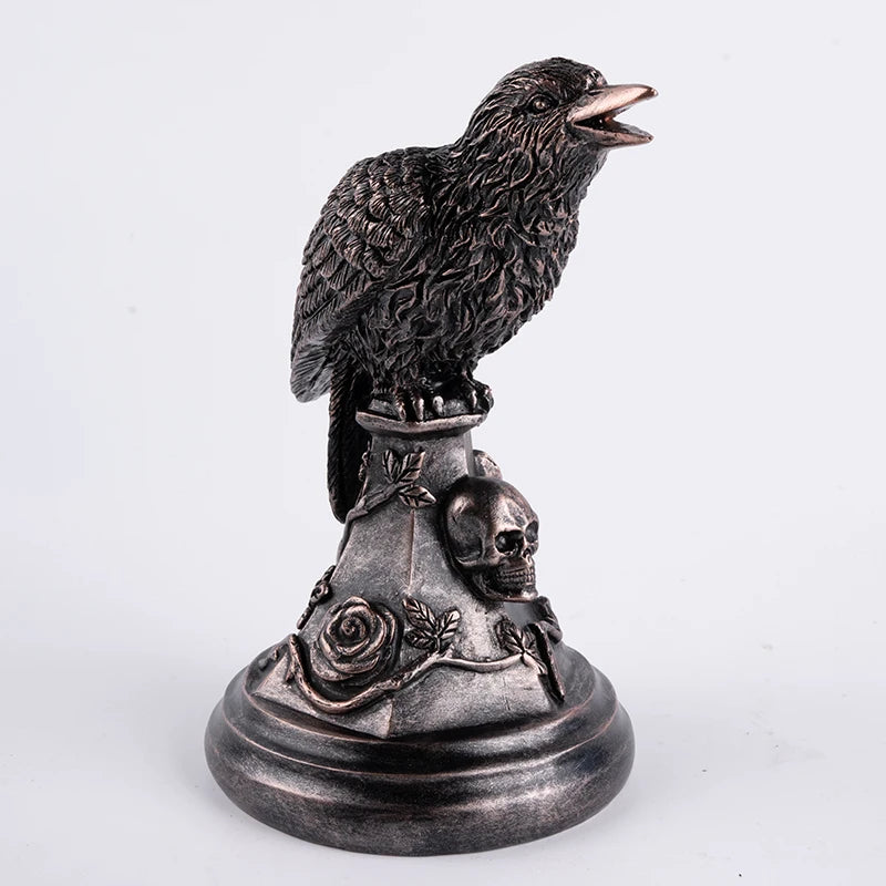 Retro Gothic Animal Candle Holder Black Bat Wolf Leopard Crow Cat Halloween Fun Atmosphere Home Decoration Accessories