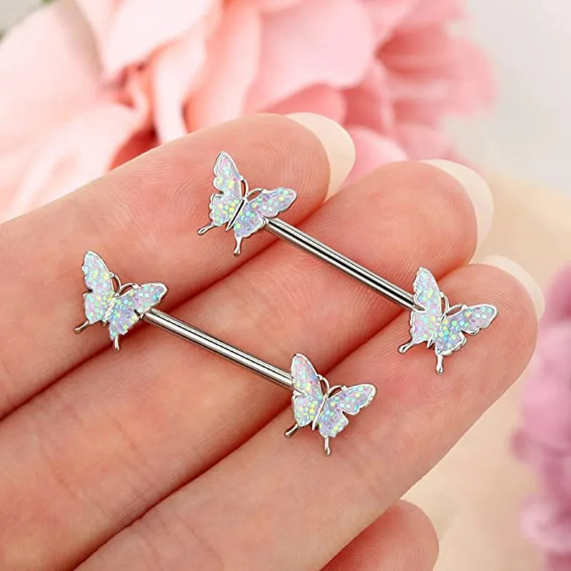 Stainless Steel Crown Nipple Piercing Set Heart Nipple Jewelry Bulk Crystal Nipple Ring Lot Piercing Pezon Body Jewelry Pack