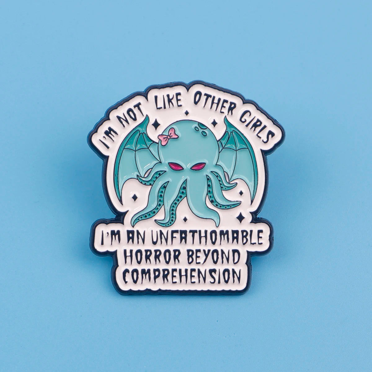 Fairy Tales Enamel Pin Funny Octopus Brooch Pines Lapel Pins Badge on Backpack Clothing Accessories Gothic Jewelry Girls Gifts