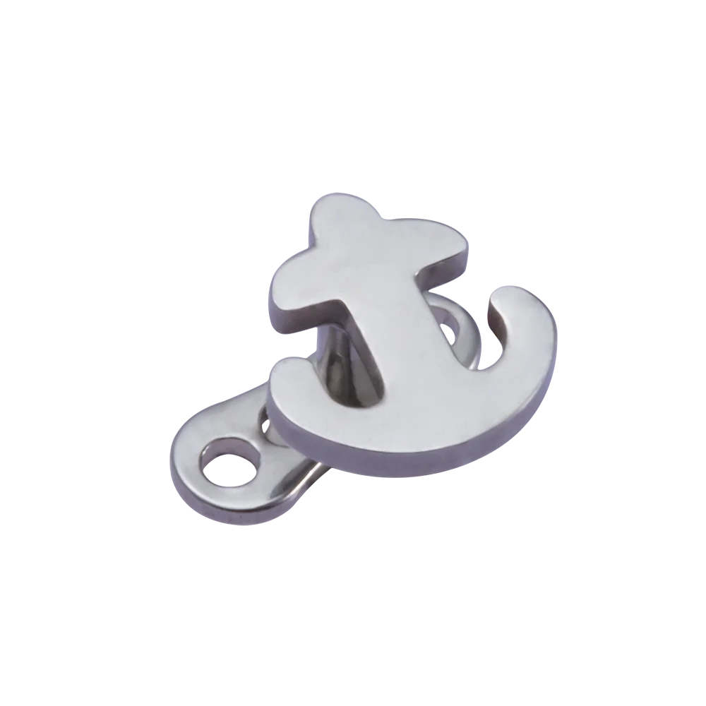 1pc Cross Fox Alien Micro Dermal Anchor Jewelry for Women Stainless Steel Micro Dermal Piercing Elegant Dermal Piercing Jewelry