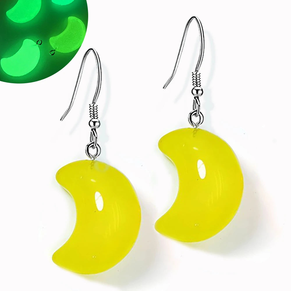 Ghost in Bottle Earrings Glow in the Dark Ghost Dangle Earrings Luminous Halloween Jewelry for Women and Girl