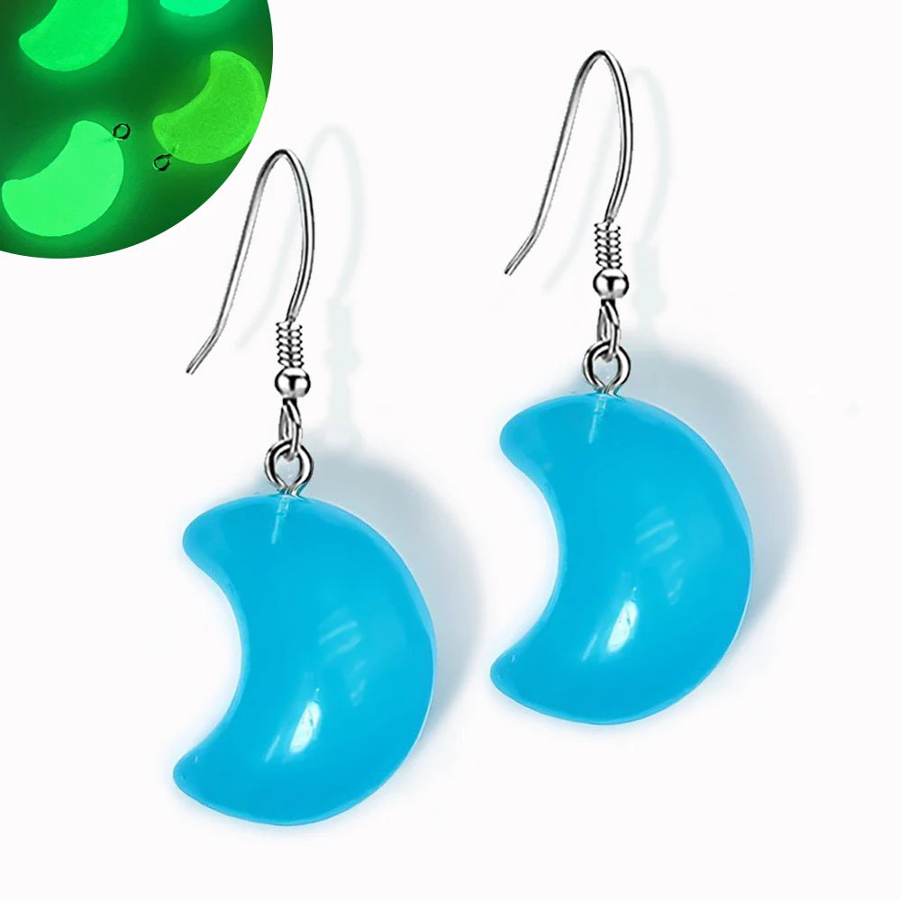 Ghost in Bottle Earrings Glow in the Dark Ghost Dangle Earrings Luminous Halloween Jewelry for Women and Girl