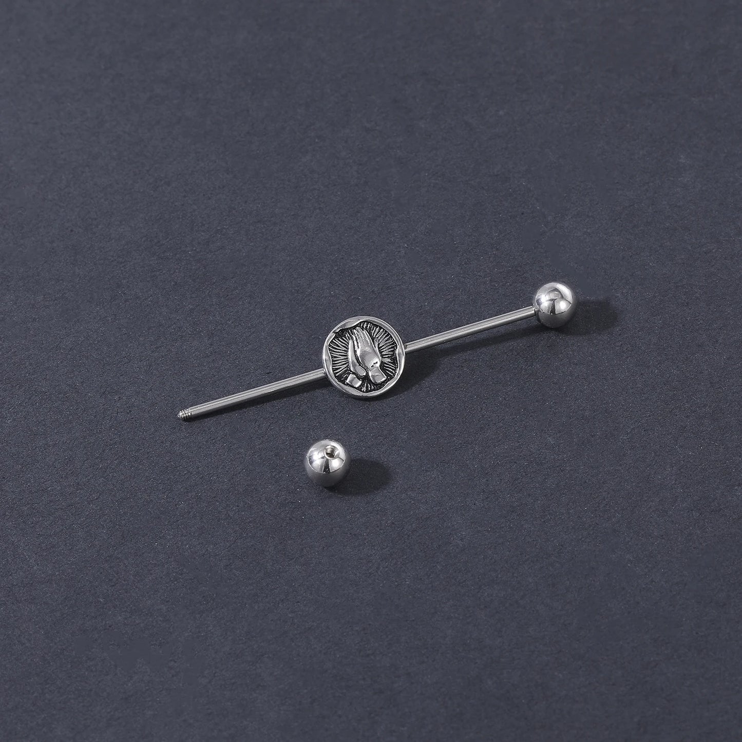AOEDEJ Industrial Piercing Earring Women Stainless Steel Helix Ear Piercing Dragon Snake Long Earring Jewelry Barbell Earring