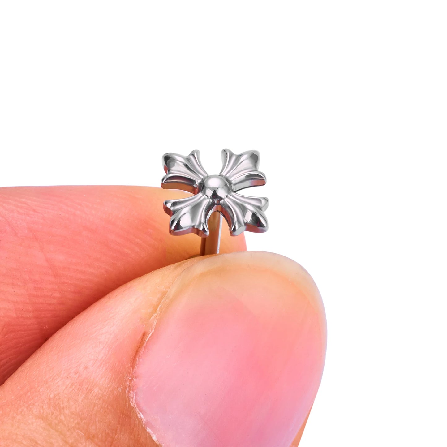16G G23 Titanium Labret Helix Tragus Daith Cartilage Piercing Ear Stud Earrings for Women Internal Thread