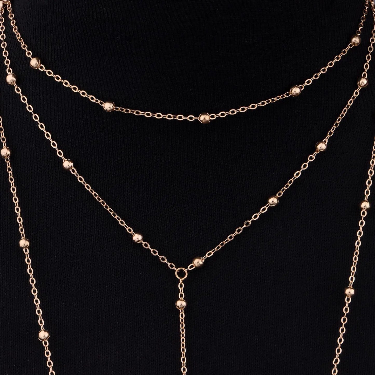 New Sexy Fashion Swimsuit Bra Body Chain Ladies Body Bead Chain Accessories BD7016