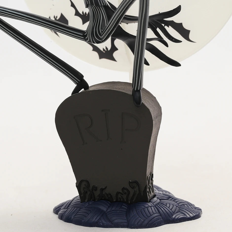 Luminous Jack Skellington Nightmare before Christmas PVC Figure Collection Model Toy Xmas Gift