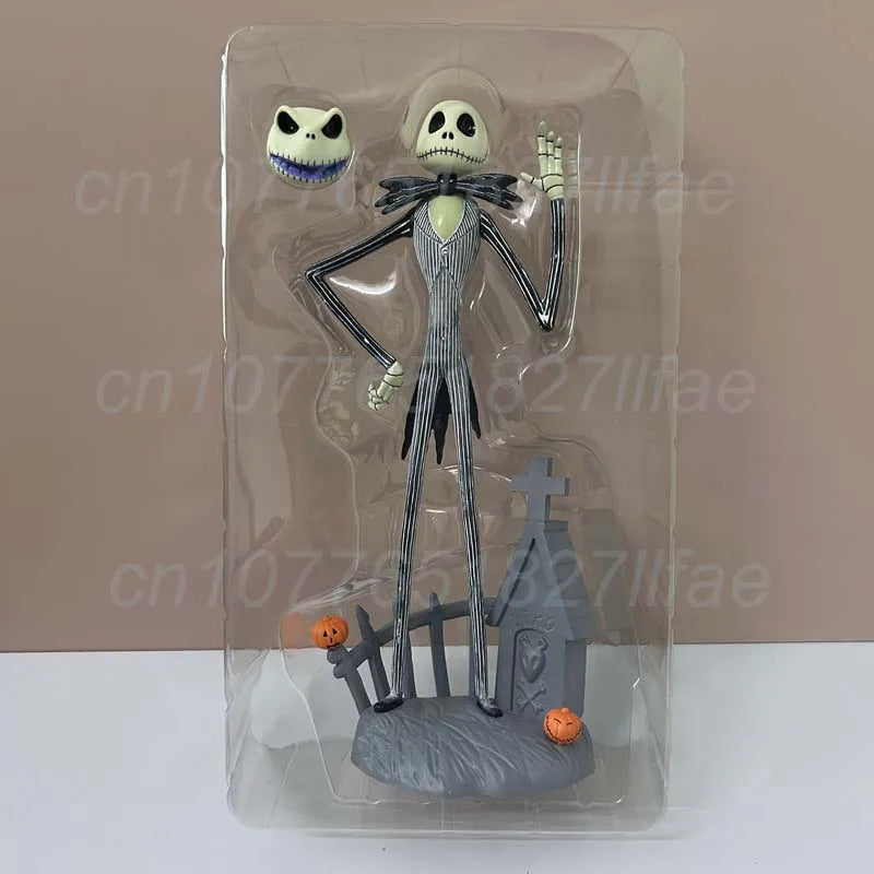 The Nightmare Before Christmas Jack Skellington Action Figure 12 Face Jack Jack Chair Special Version Model Toys Christmas Gift