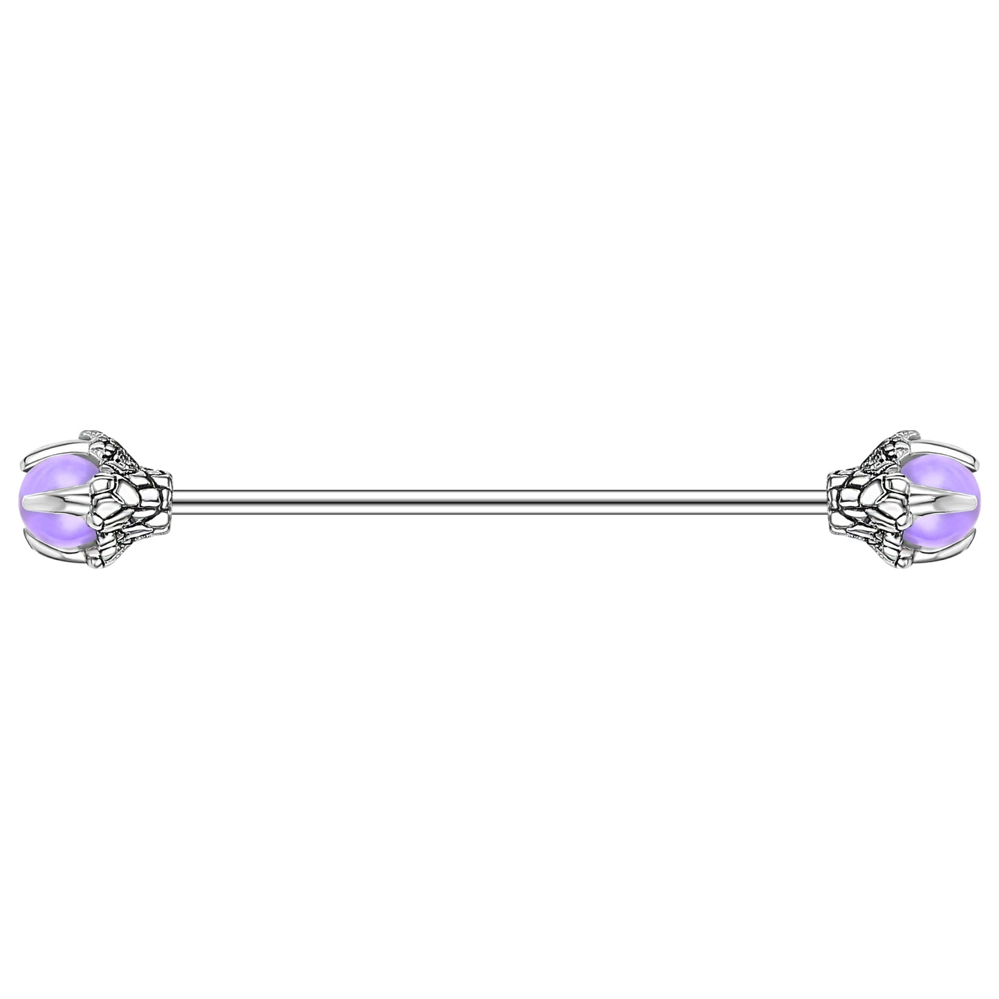 AOEDEJ Industrial Piercing Earring Women Stainless Steel Helix Ear Piercing Dragon Snake Long Earring Jewelry Barbell Earring