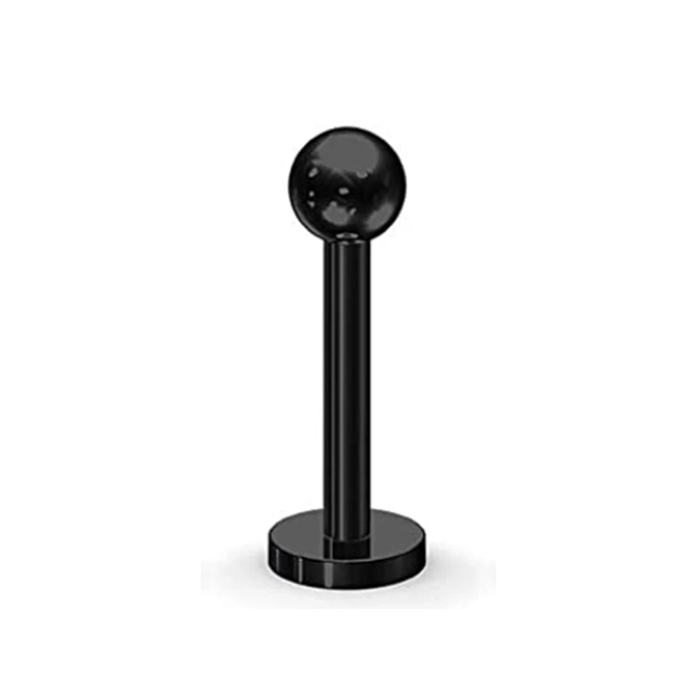 1-16pcs 16G Stainless Steel Lip Rings Studs Medusa Labret Monroe Tragus Helix Cartilage Forward Earrings Piercing Jewelry Black
