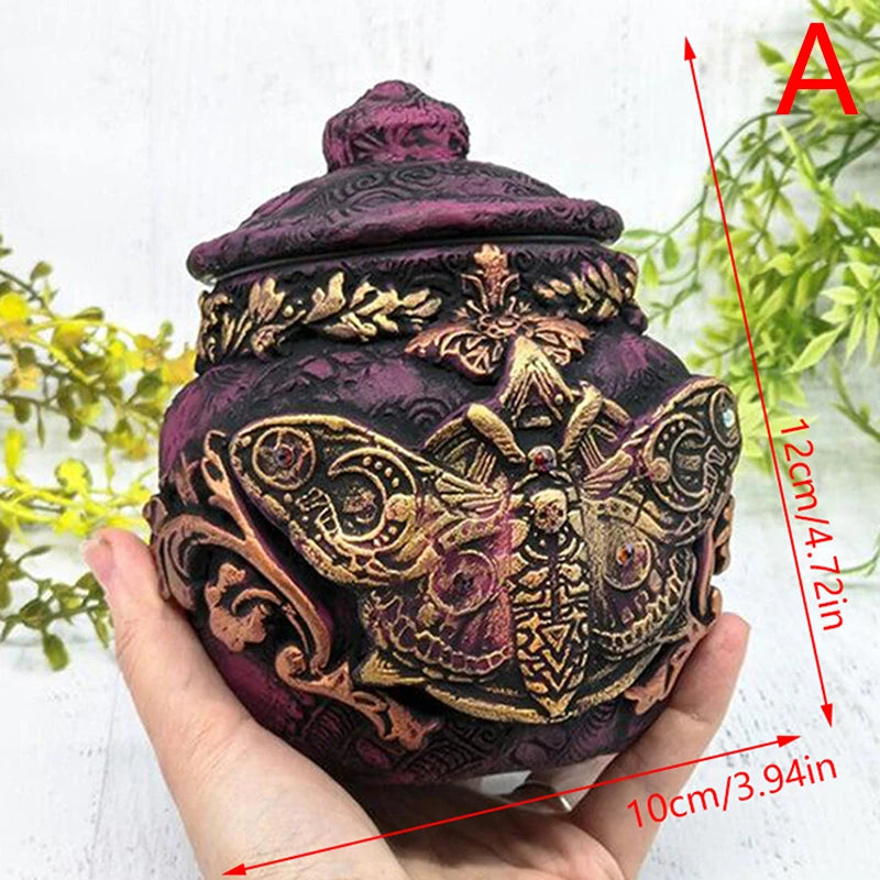 New Witch Bottle Celestial Decorative Moon Potion Jar Gothic Decorative Witchcraft Sculpture Home Decoration Ornament
