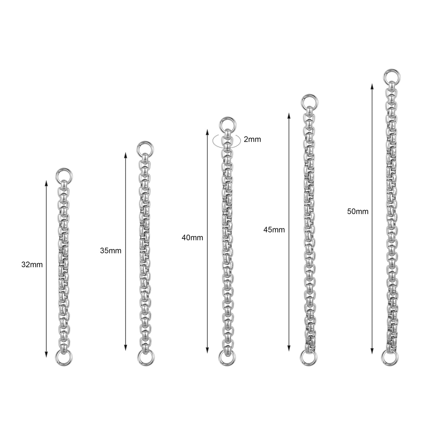 AOEDEJ 1PC Gold Color Nose Chain Jewelry Stainless Steel Industrial Piercing Chain Nostril Chain Women Body Piercing Jewelry