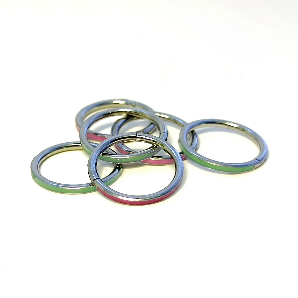 1-3PCS Hinged Nose Ring Hoop Septum Hoop  Ring Tragus Rook Ring Piercing Jewelry Lip Labret Ring Clicker Cartilage Earrings