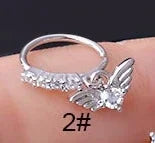 20G Gem Dangle Nose Rings for Women heart dangle Nose Piering Jewelry body jewelry