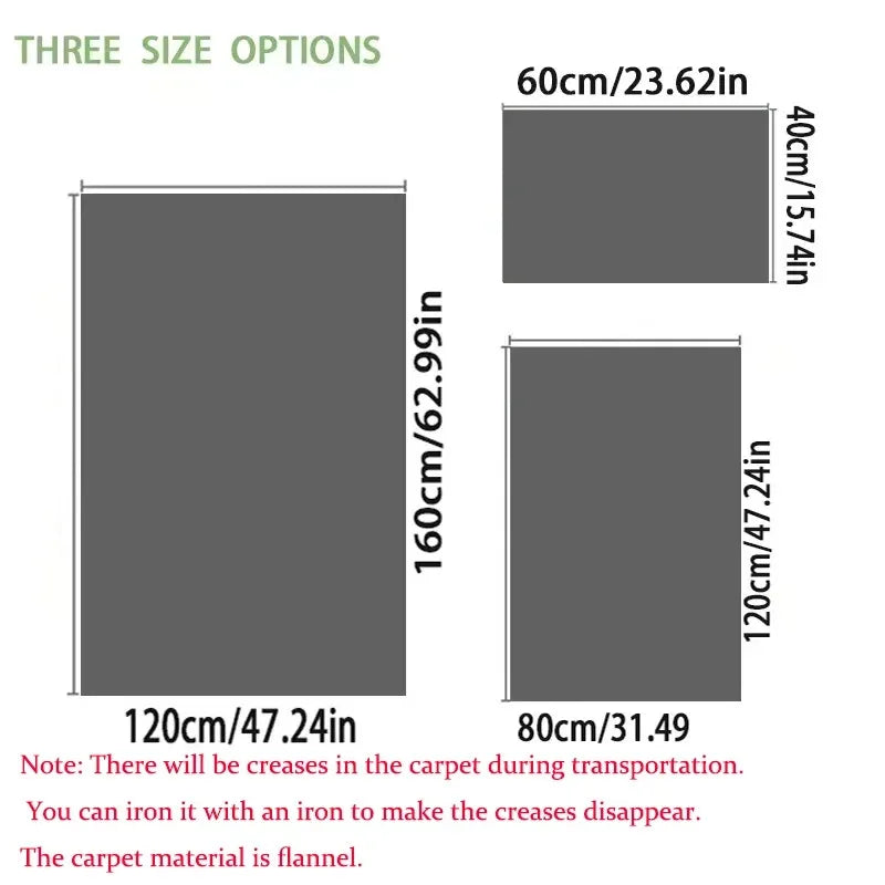 Modern Cat Skull Head Witch Board Carpet for Living Room Home Decoration Black Gothic Large Area Rugs Bedroom Non-Slip Floor Mat