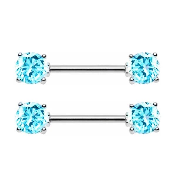 Stainless Steel Crown Nipple Piercing Set Heart Nipple Jewelry Bulk Crystal Nipple Ring Lot Piercing Pezon Body Jewelry Pack