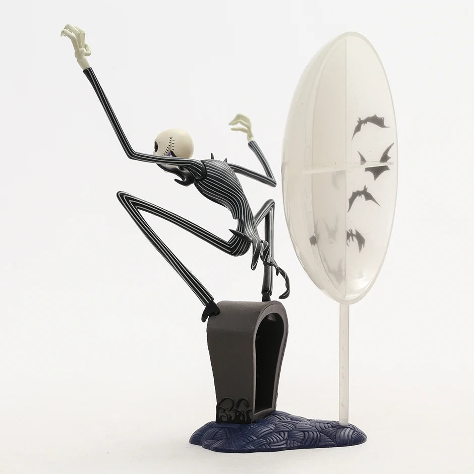 Luminous Jack Skellington Nightmare before Christmas PVC Figure Collection Model Toy Xmas Gift