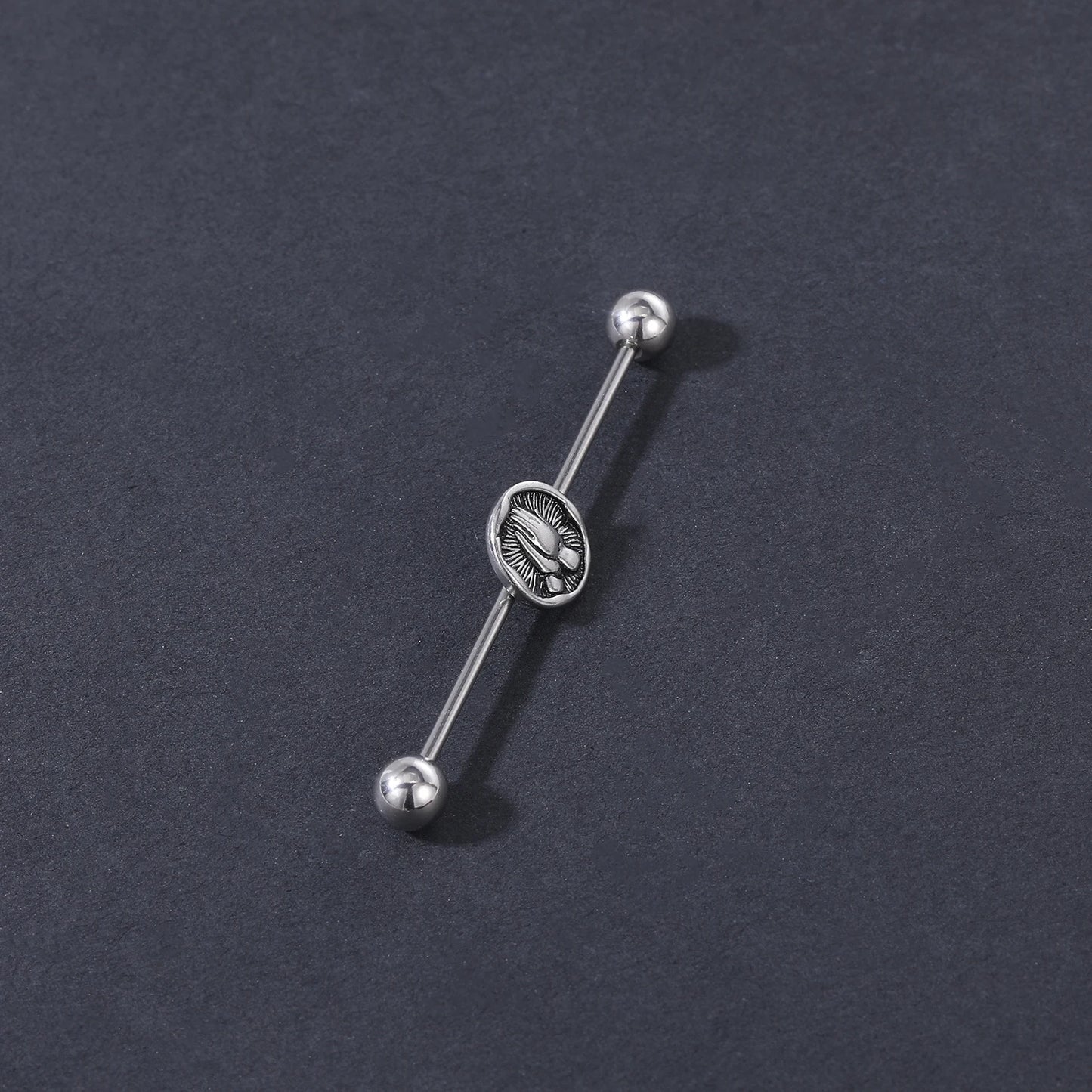 AOEDEJ Industrial Piercing Earring Women Stainless Steel Helix Ear Piercing Dragon Snake Long Earring Jewelry Barbell Earring