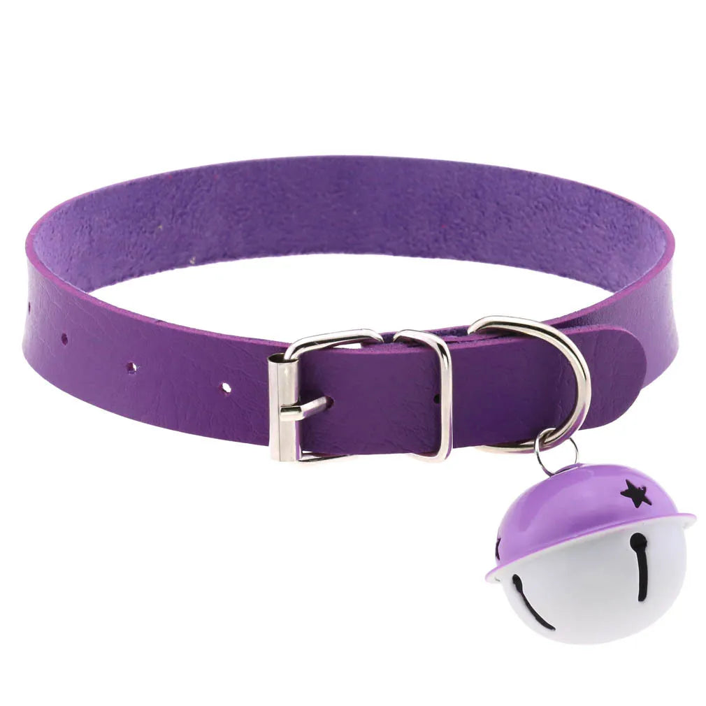 DIEZI Vintage Purple PU Leather Choker Necklace For Women Men Gift  Punk Gothic Statement Collar Pendant Necklace New Jewelry