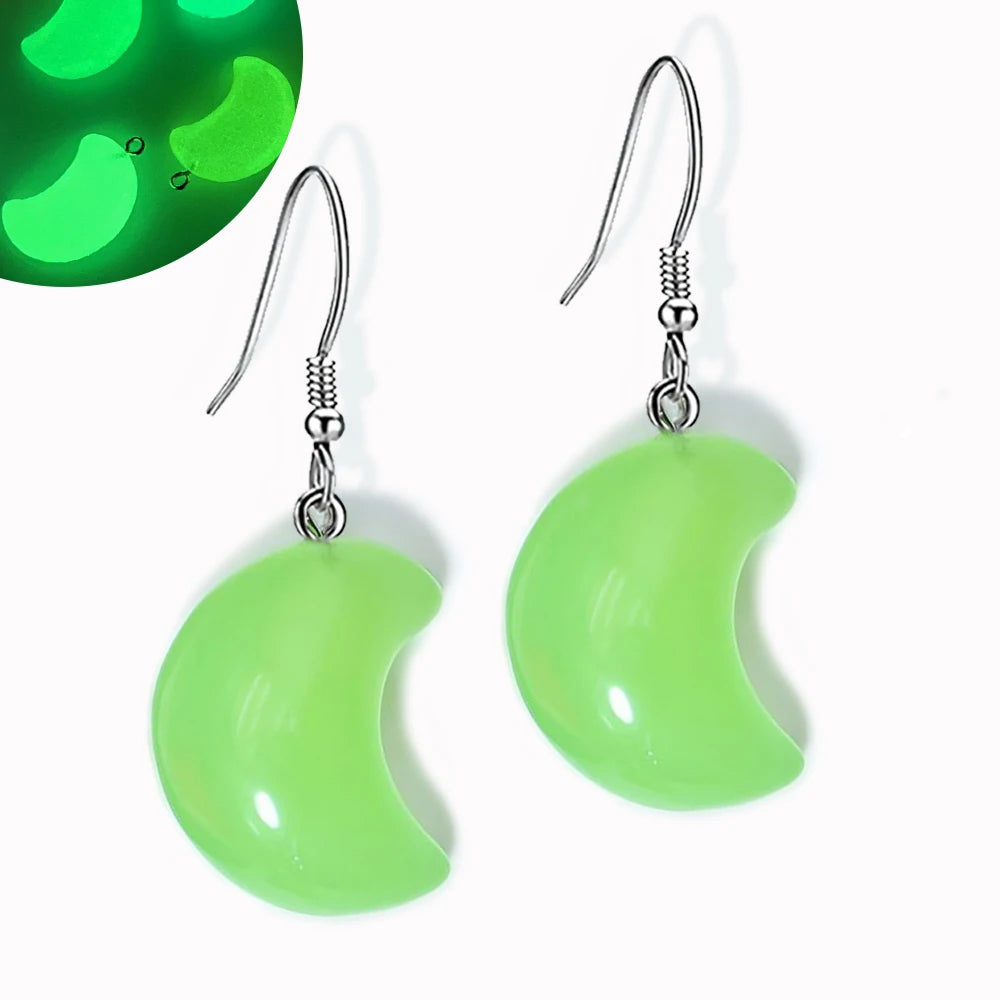 Ghost in Bottle Earrings Glow in the Dark Ghost Dangle Earrings Luminous Halloween Jewelry for Women and Girl