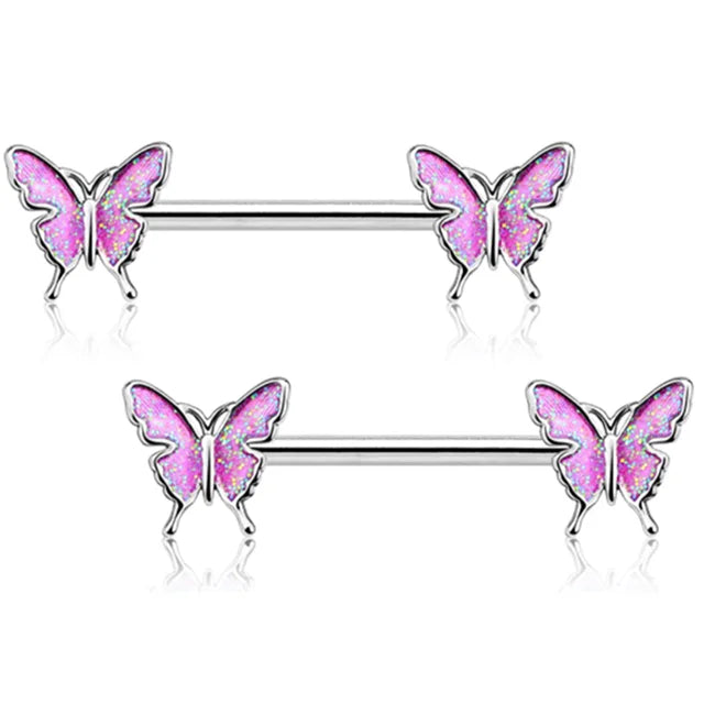 Stainless Steel Crown Nipple Piercing Set Heart Nipple Jewelry Bulk Crystal Nipple Ring Lot Piercing Pezon Body Jewelry Pack
