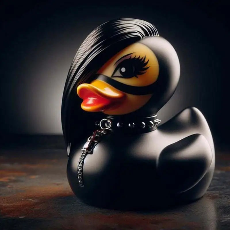 Duck Statue Indoor Gothic Sculpture Punk Animal Figurine Resin Statues Desk Decor Collectible Figurines Satan Duck Decoration