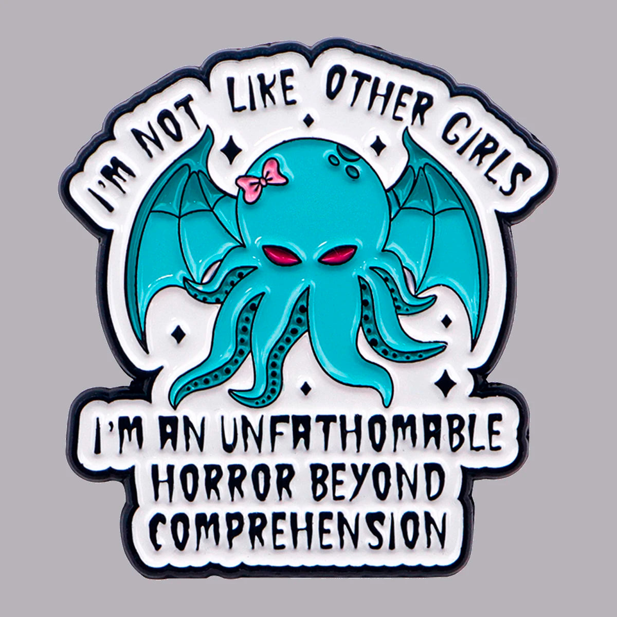 Fairy Tales Enamel Pin Funny Octopus Brooch Pines Lapel Pins Badge on Backpack Clothing Accessories Gothic Jewelry Girls Gifts